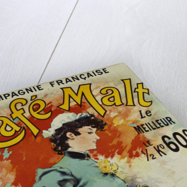 Cafe Malt Poster by Lucien Lefevre