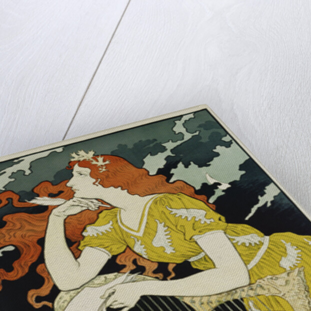 Encre L. Marquet Writing Products Poster by Eugene Grasset