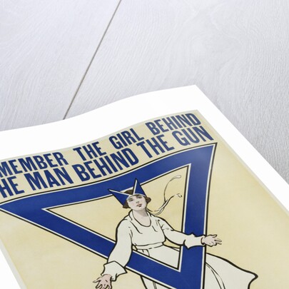 Remember the Girl Behind the Man Behind the Gun - YWCA Poster by Anonymous
