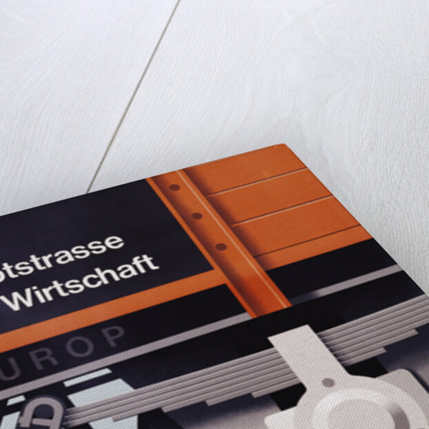 Hauptstrasse der Wirtschaft Poster by Hans Hartmann