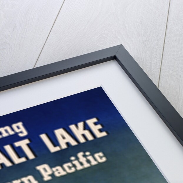 Crossing Great Salt Lake on Southern Pacific by Haines Hall