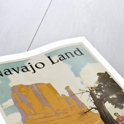 Navajo Land Santa Fe Railway Poster by Anonymous