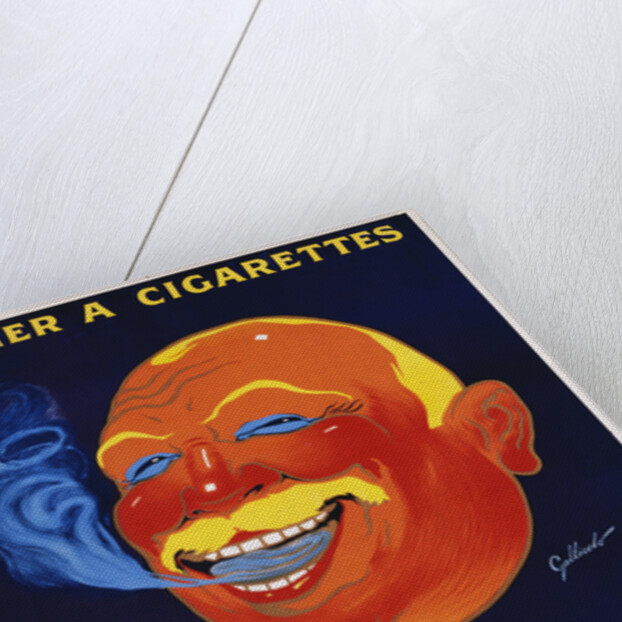 Riz Bleu - Charles Lacroix Cigarette Paper Advertisement Poster by Galicello