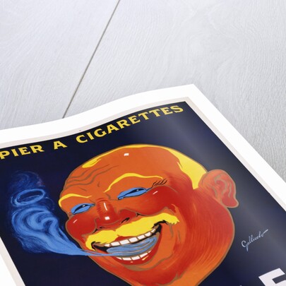 Riz Bleu - Charles Lacroix Cigarette Paper Advertisement Poster by Galicello