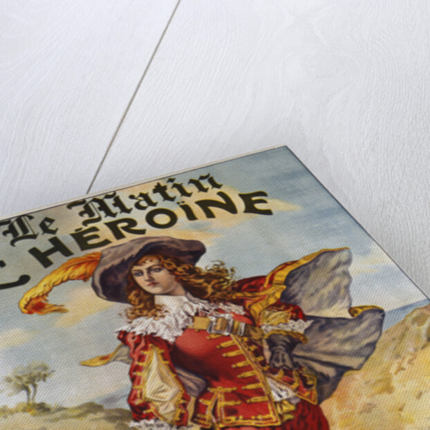 Le Matin L'Heroine French Advertising Poster by Anonymous