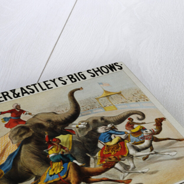 Poster Advertisement for O'Brien, Handenberger & Astley's Big Shows by Anonymous