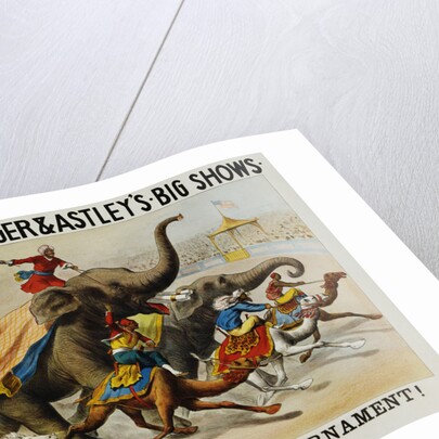 Poster Advertisement for O'Brien, Handenberger & Astley's Big Shows by Anonymous