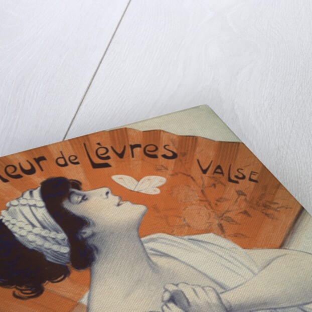 A Fleur de Levres Valse Waltz Sheet Music Cover by Clerice Freres