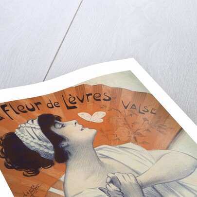 A Fleur de Levres Valse Waltz Sheet Music Cover by Clerice Freres