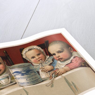 Trading Card Advertisement for Gail Borden Eagle Brand Condensed Milk by Anonymous