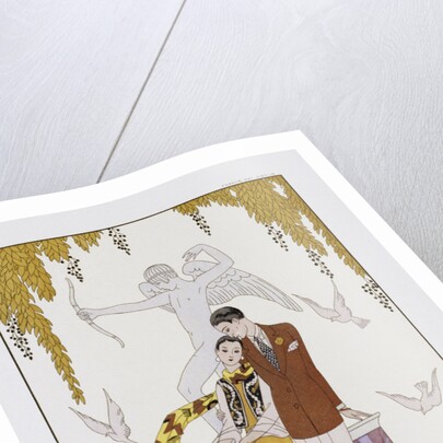 L'Automne Poster by Georges Barbier