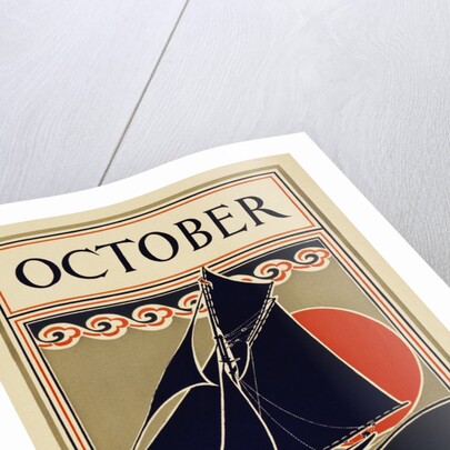 October Century Poster by H.M. Lawrence