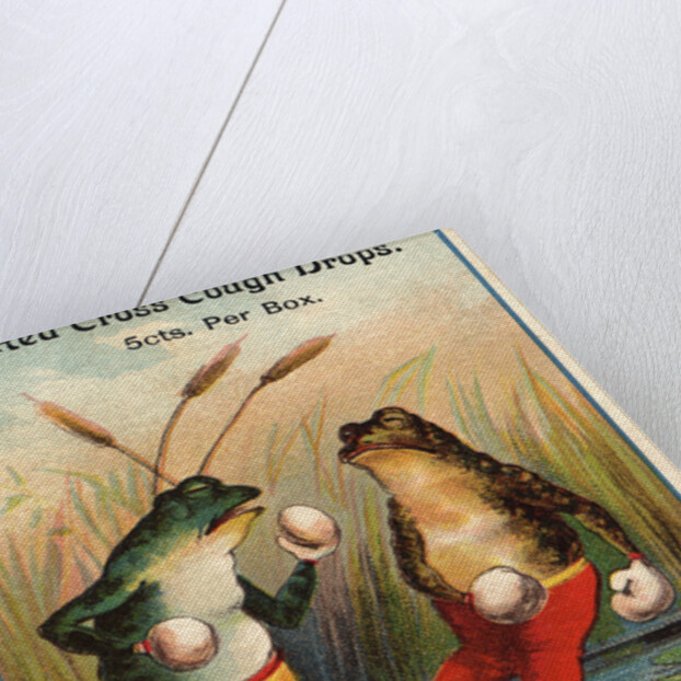 Frog Versus Toad Red Cross Cough Drops Advertisement by Anonymous