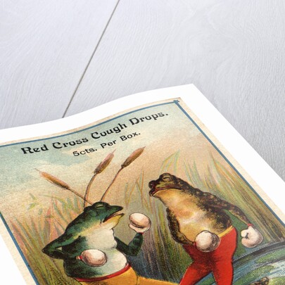 Frog Versus Toad Red Cross Cough Drops Advertisement by Anonymous