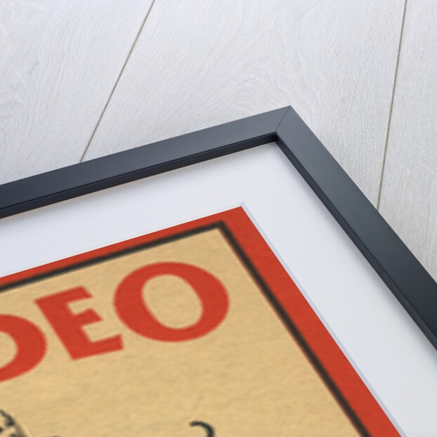 Rodeo Safety Matches Illustration by Anonymous