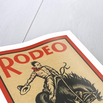 Rodeo Safety Matches Illustration by Anonymous