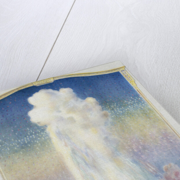 Old Faithful Geyser at Yellowstone Park Poster by Anonymous