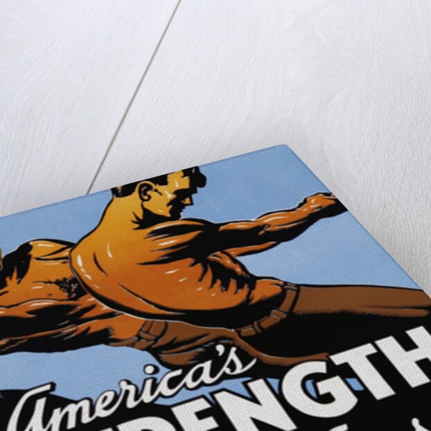 America's Strength, All of Us Pulling Together Poster by C.R. Miller