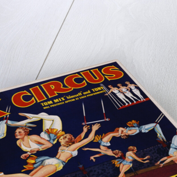 Tom Mix Circus Poster by Anonymous