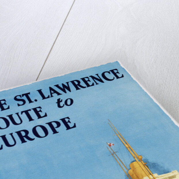 The St. Lawrence Route to Europe Poster by Anonymous