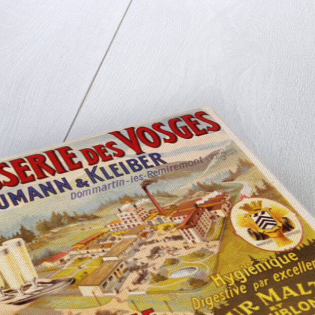 Brasserie des Vosges Poster by A. Quendray