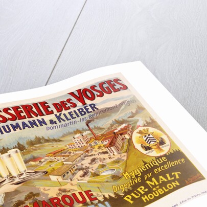 Brasserie des Vosges Poster by A. Quendray