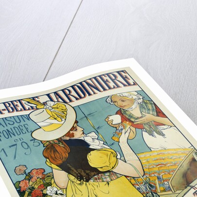 A-La-Belle Jardiniere Flower Seeds Advertisement Poster by Hamner