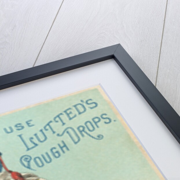 Use Lutted's Cough Drops Victorian Trading Card Advertisement by Anonymous