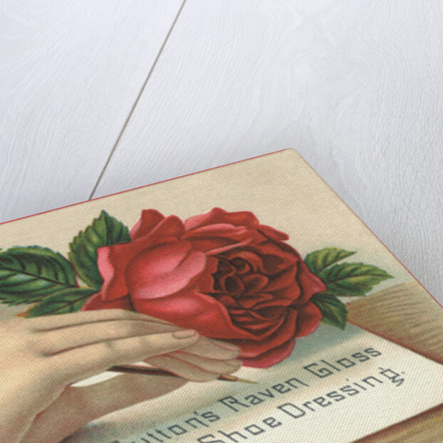 Button's Raven Gloss Shoe Dressing Trade Card by Anonymous