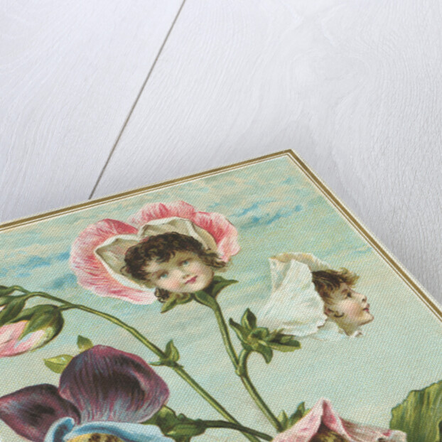 A Happy Christmas Postcard by Anonymous