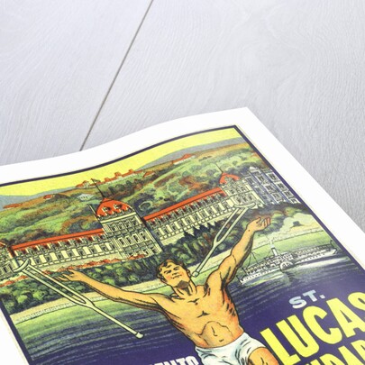 St. Lucas, Budapest Luggage Label by Anonymous