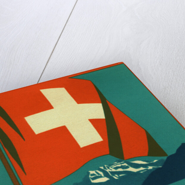Hotel Suisse Montreux Luggage Label by Anonymous