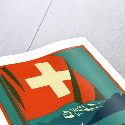 Hotel Suisse Montreux Luggage Label by Anonymous