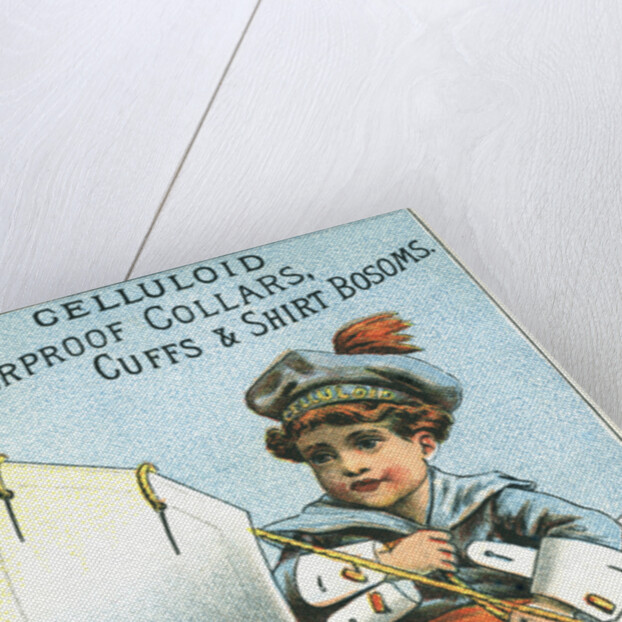 Celluloid Waterproof Collars, Cuffs & Shirt Bosoms Trade Card by Anonymous