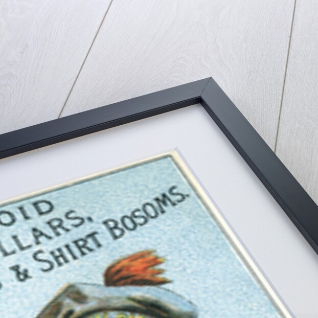 Celluloid Waterproof Collars, Cuffs & Shirt Bosoms Trade Card by Anonymous