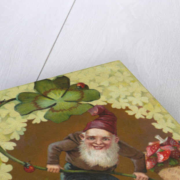 Postcard of a Leprechaun by Anonymous