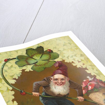 Postcard of a Leprechaun by Anonymous