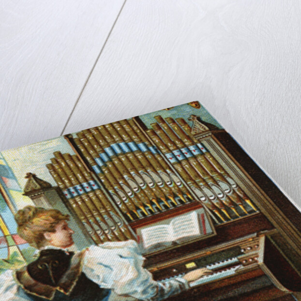 The Estey Phonorium Trade Card by Anonymous