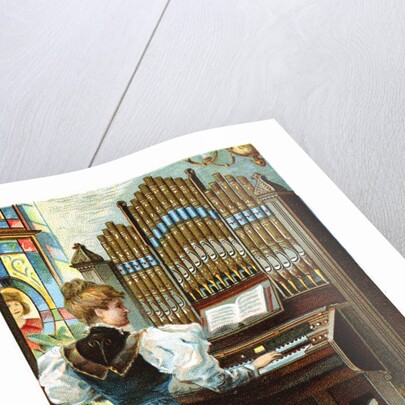 The Estey Phonorium Trade Card by Anonymous