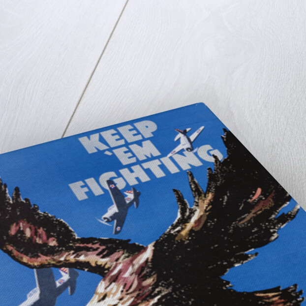 Keep 'Em Fighting Poster by Benton