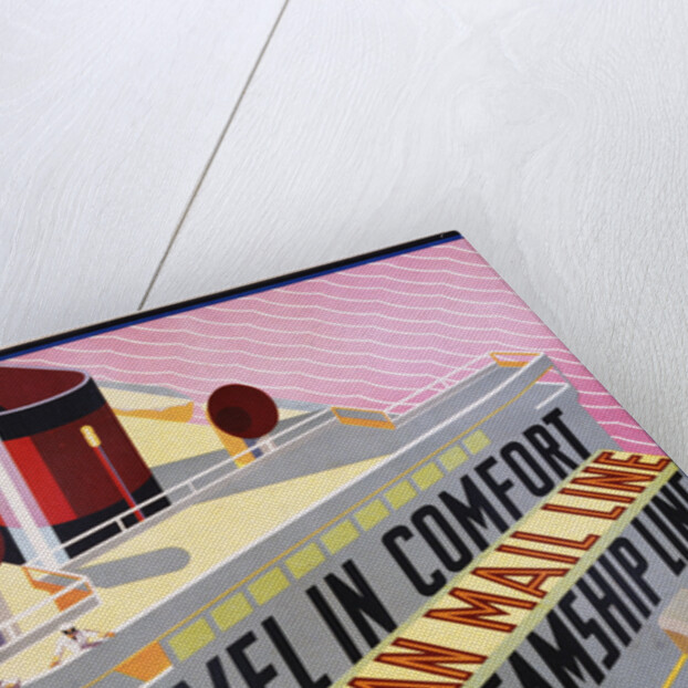 Travel in Comfort, American Mail Line Dollar Steamship Line Poster by Anonymous