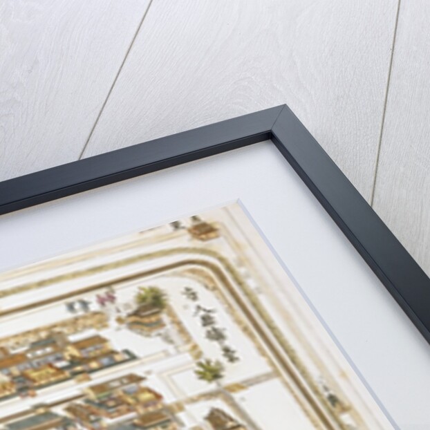 The Chinese Factory in Nagasaki Founded 1688, Book Illustration from Illustrations of Japan ... Anecdotes of the Reigning Dynasty of the Djoguns by Isaac Titsingh