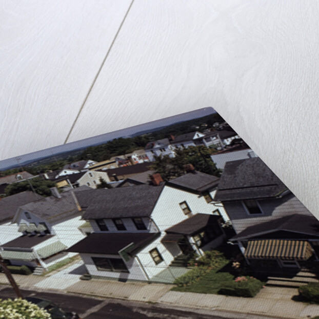 Houses Lining Empty Suburban Streets by Anonymous