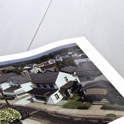 Houses Lining Empty Suburban Streets by Anonymous
