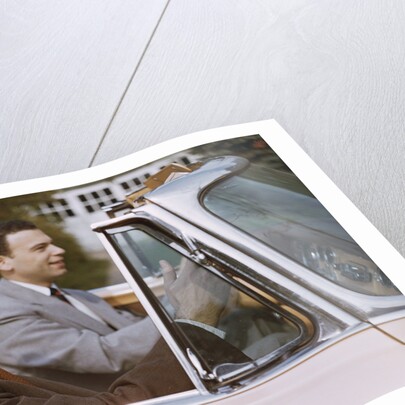 Businessmen Carpooling to Work in Convertible by Anonymous