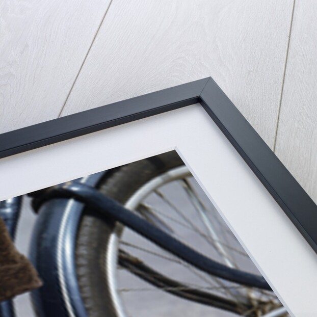 Man Riding Bicycle in Dress Shoes by Anonymous