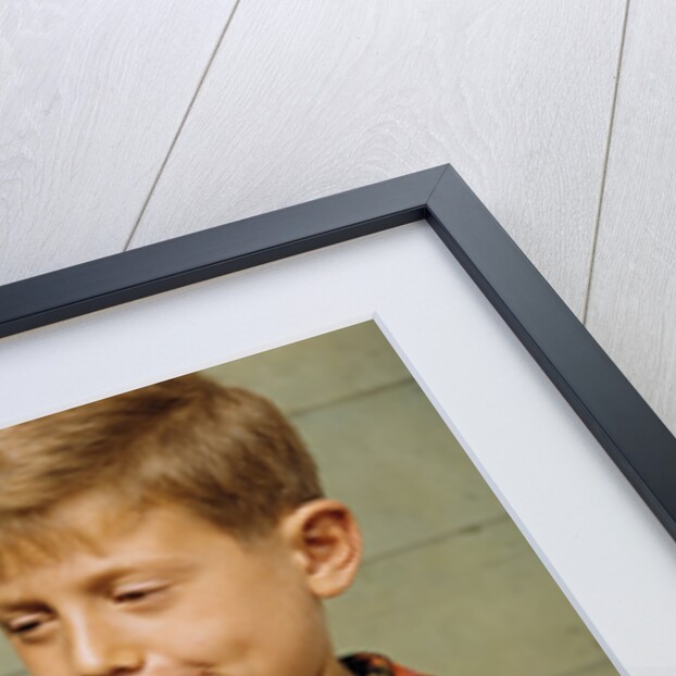Boy Eying His Brother's Apple by Anonymous