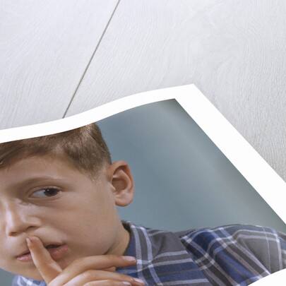 Child Asking for Silence by Anonymous