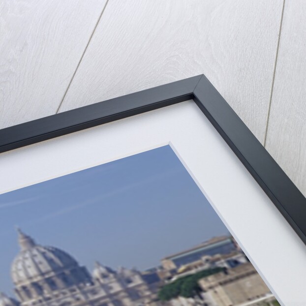Tiber River and St. Peter's Basilica by Anonymous