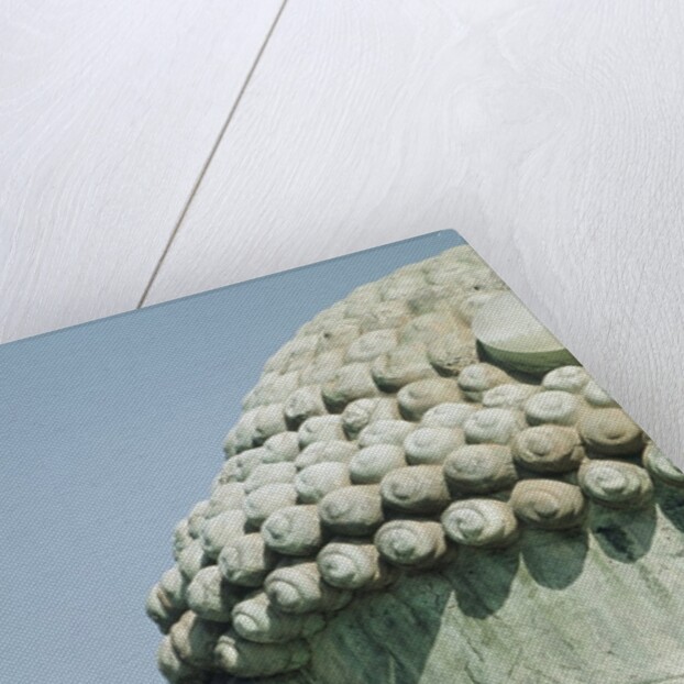 Detail of the Face of the Great Buddha of Kamakura by Anonymous
